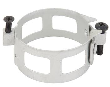 CLAMP/Round, open size: 1.968 closed size: 1.89 depth: 1, aluminum, anodized finish. Boeing certified.