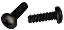 PHILLIPS PAN HEAD SCREW/Black brass, 6-32, 3/8