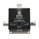 AMPLIFIED SPLITTER/With BNC connector. One input, two output.