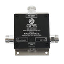 AMPLIFIED SPLITTER/With SMA connector. One input, two output.