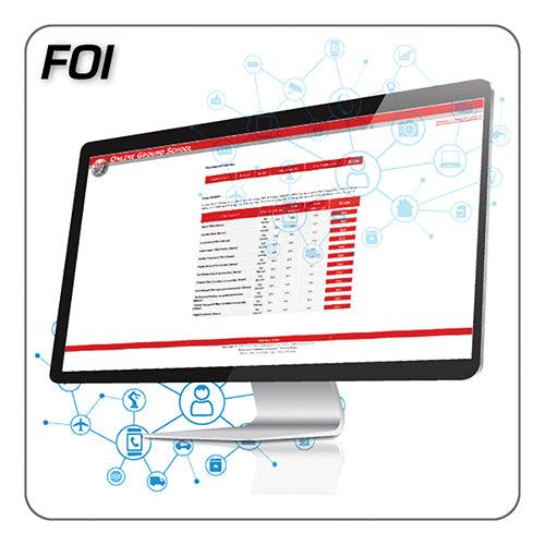 ONLINE GROUND SCHOOL/FOI