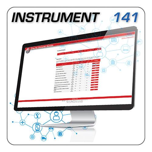 ONLINE GROUND SCHOOL/INSTRUMENT PILOT/PART 141 APPROVED