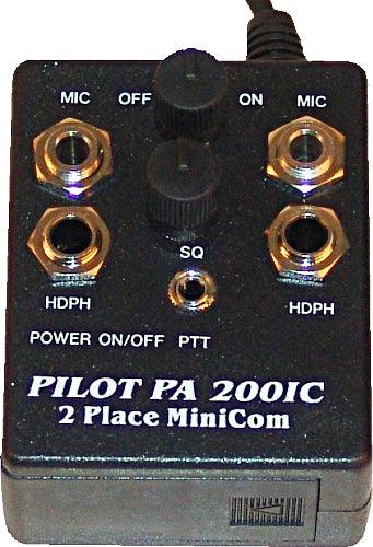 INTERCOM/portable , 2 place for use with ICOM A2,A20,A21 handheld radio. 