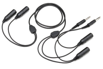 DUAL HEADSET ADAPTER/6'/for Monaural or Stereo Headsets