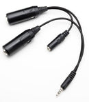 HEADSET ADAPTER/VERTEX TXCVRHEADSET ADAPTER FOR VERTEX TRANSCEIVER/twin sockets accept PJ-055 and PJ-068 plugs converting to Vertex plug