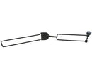 MICROPHONE BOOM/X-Large, twin-rail ball joint. Black