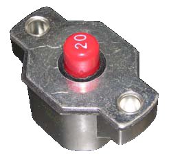 5 AMP THERMAL CIRCUIT BREAKER/Includes: Nut-washer key plate and screws for terminals. 