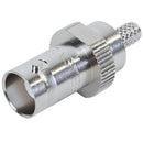 CONNECTOR/BNC female, 50 ohm crimp/solder attachment for RG55, RG141, RG142, RG223, RG400