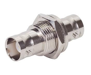 COAX ADAPTER/BNC female to BNC female, bulkhead hermetically sealed