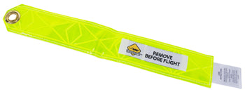 REMOVE BEFORE FLIGHT STREAMER/2.25 L X 2 W/8 L TWO METAL RINGS INCLUDED