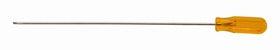 SCREWDRIVER/Xcelite, 1/8 in. x 10 in, regular round blade, amber handle