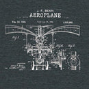 J.F. BEAN AEROPLANE T-SHIRT/Black, Men's Medium