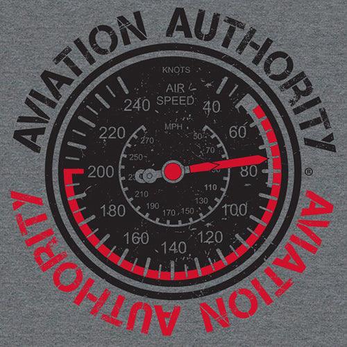 AVIATION AUTHORITY T-SHIRT/Gray, Men's Medium