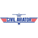 CIVIL AVIATOR T-SHIRT/White, Men's X-Large