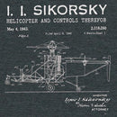 I.I. SIKORSKY T-SHIRT/Black, Men's Large