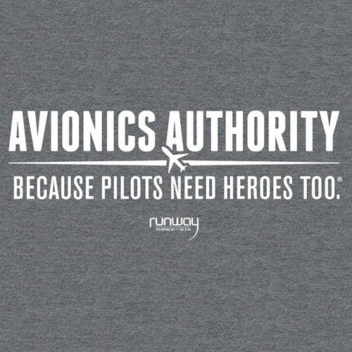 AVIONICS PILOTS NEED HEROES T-SHIRT/Gray, Men's Large