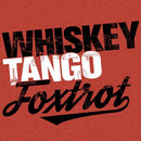 WHISKEY TANGO FOXTROT SHIRT/Block Red, Men's Large