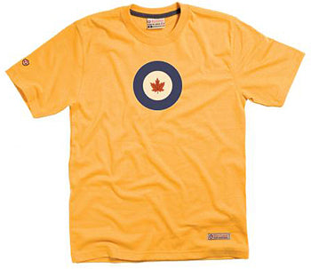 RCAF T-SHIRT/burnt yellow/short sleeve/small