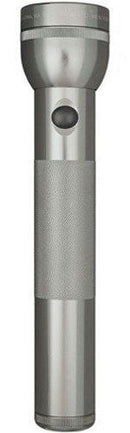MAG-LITE FLASHLIGHT HANG PACK/Gray Pewter, 2 D-cell batteries, equipped with two gas lamps.