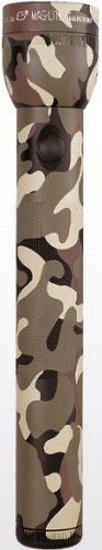 MAG-LITE FLASHLIGHT HANG PACK/Camo, 3 D-cell batteries, equipped with two gas lamps.