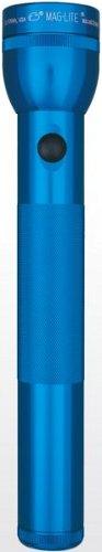 MAG-LITE FLASHLIGHT HANG PACK/Blue, 3 D-cell batteries, equipped with two gas lamps.