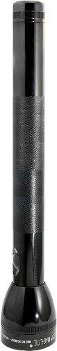 MAG-LITE FLASHLIGHT HANG PACK/Black, 4 C-cell batteries, equipped with two gas lamps.