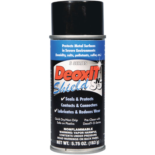 DEOXIT SHIELD SN5 SPRAY/Non-Flammable, quick dry, 5% solution, 163 g, 5.75 oz. 