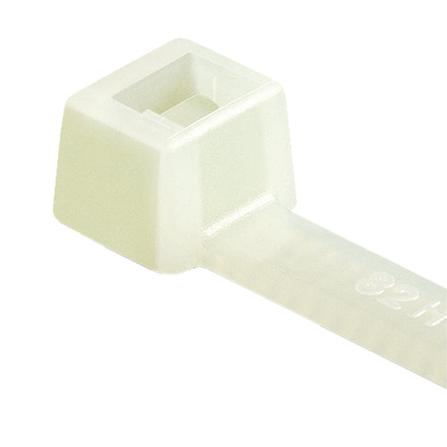 STANDARD CABLE TIE/Natural, 8 long, .16 width, 40 lb. tensile strength. UL-ZODZ2.E64139. 