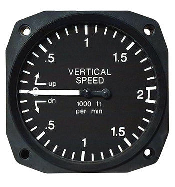 VERTICAL SPEED INDICATOR/2 1/4, 0-3000 ft, TSO'D 