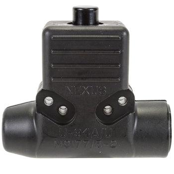 TELEPHONE JACK/PTT, U94A/U, with push to talk button and metal clip, 4 conductor, female, .285 inch jack diameter. 