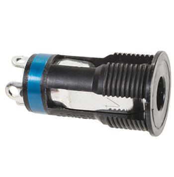 TELEPHONE JACK/U92B/U, front mounted, commercial / military, M9177/4-1, 4 conductor, overall length: 1.391 inch, contact diameter: .285 inch. For use with TP-101, TP-102, TP-120.