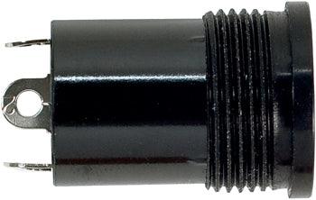 TELEPHONE JACK/U92B/U, front mounted, commercial / military, 4 conductor, overall length 1.125 inch, contact diameter .285 inch. For use with TP-101, TP-102, TP-120 plugs.