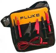 SUREGRIP INDUSTRIAL TEST LEAD KIT/Includes: AC220 SureGrip alligator clip, AC285 SureGrip large jaw alligator clip, TP74 lantern tip test probes, TL224 SureGrip silicone test lead, large zippered soft case with movable divider