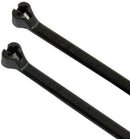 SELF LOCK CABLE TIE/11.08 40 lb, .140 width, black. 
