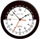 14 ZULU TIME WALL CLOCK/Black and white