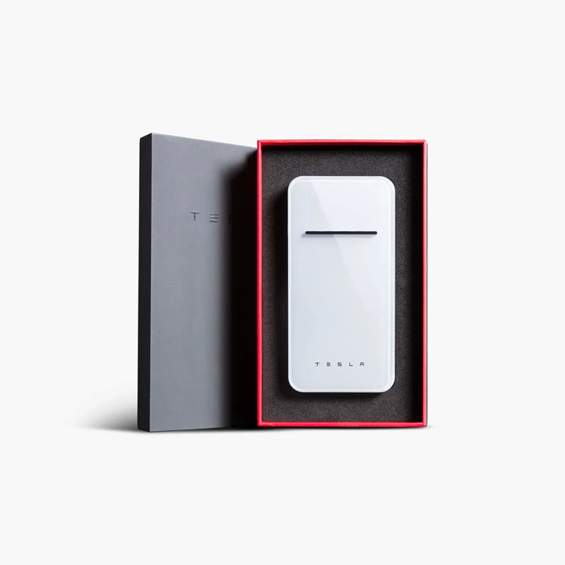 Tesla White Wireless Portable Charger 2.0