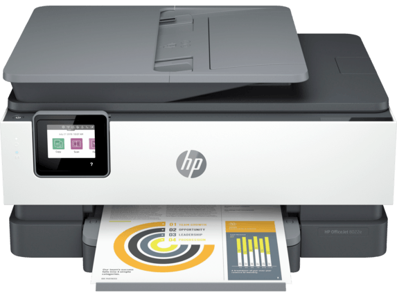 HP OfficeJet 8022e Wireless Color All-in-One Printer