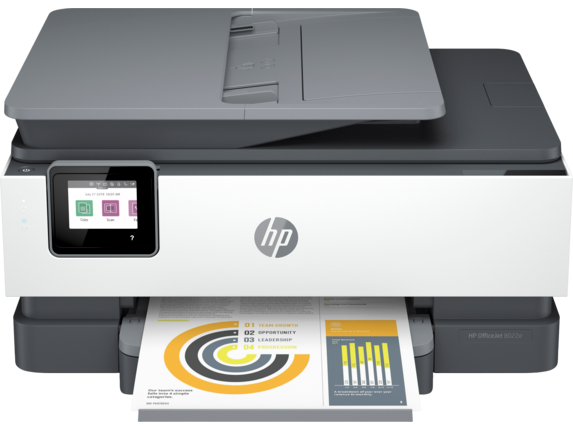 HP OfficeJet 8022e Wireless Color All-in-One Printer