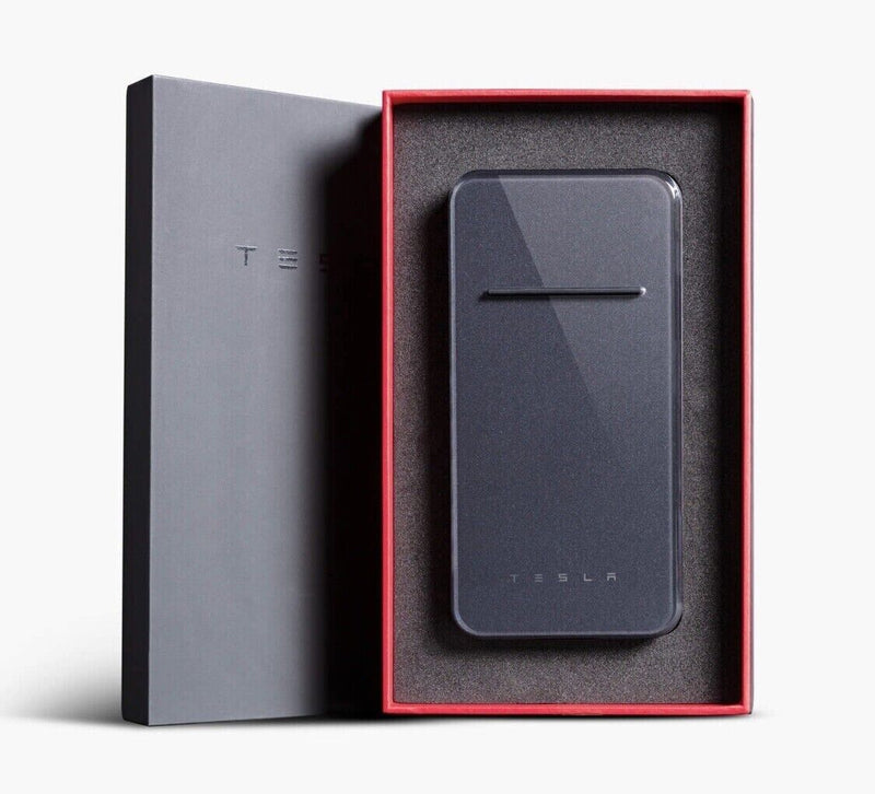 Tesla Gray Wireless Portable Charger 2.0