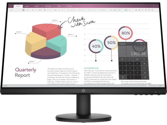 HP P24v G4 - 23.8" - 1920 x 1080 - Monitor - 313 Technology LLC