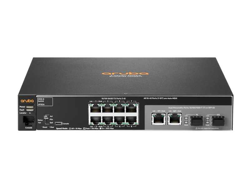 HPE Renew Aruba 2530 8 Port Switch